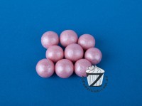 Шарики сахарные перламутровые Розовые 10 мм