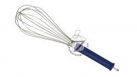 Martellato TFRU25 венчик металлический 25 см с синей нескользящей ручкой