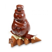 Valrhona 12770 форма для шоколада Снеговик 14 см