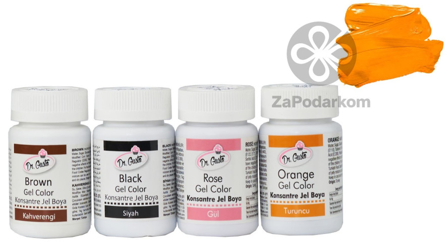 Dr. Gusto Гелевий барвник Помаранчевий (Orange) 100 гр