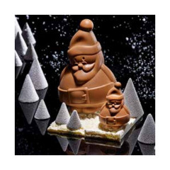 Valrhona 12432 форма для шоколада Санта Клаус большой 14 см