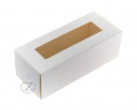 Коробка для Макаронс 14,1 х 5,9 х 4,9 см Белая