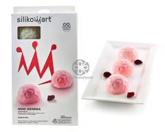 Silikomart MINI GEMMA силиконовая форма 6 ячеек 68х42 мм
