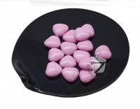 Сердечки шоколадные Розовые 12 мм