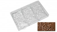 Поликарбонатная форма для шоколада Фрагмент 155 х 77 х 10 мм, 3 плитки