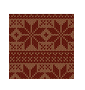Трансфер для шоколада Christmas Knitting 30 х 40 см (IBC), фасовка 5 листов