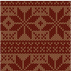 Трансфер для шоколада Christmas Knitting 30 х 40 см (IBC), фасовка 5 листов