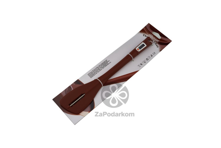 Silikomart Thermo Choc силиконовая лопатка - термометр с индикатором температуры