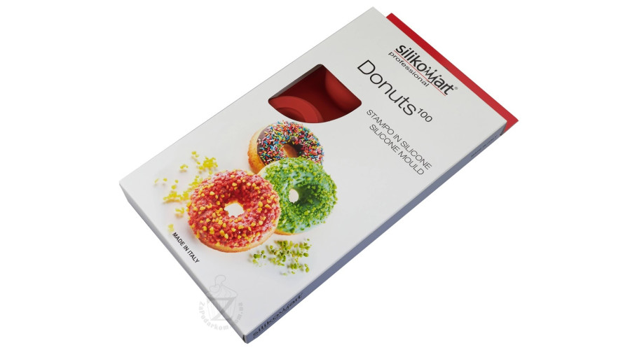 Silikomart SF170 DONUTS силіконова форма 6 осередків 75х28 мм