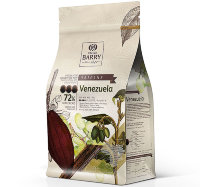 Cacao Barry Venezuela 72% натуральный черный шоколад (кувертюр), упаковка 1 кг