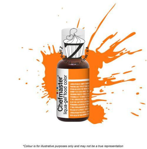 Гелевый краситель Chefmaster Оранжевый (Sunset Orange)