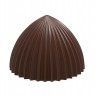CW1971 Поликарбонатная форма для шоколада Плиссе вытянутая 46,5 х 35 мм