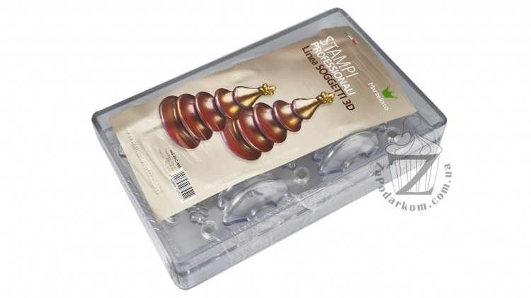 Martellato 20-C1000 набор поликарбонатных форм для шоколада на магните Ель