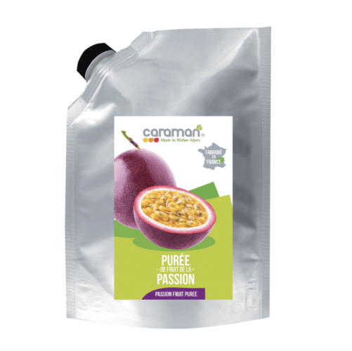Caraman (Франция) Маракуйя без косточки пюре пастеризованное, 1 кг