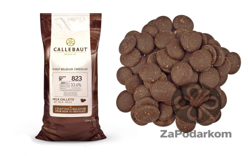 Callebaut №823 Select 33,6% натуральный молочный шоколад