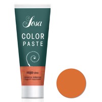 SOSA color paste Оранжевый универсальный пастообразный краситель, упаковка 200 г