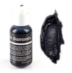 Гелевый краситель Chefmaster Черный бриллиант (Black Diamond)