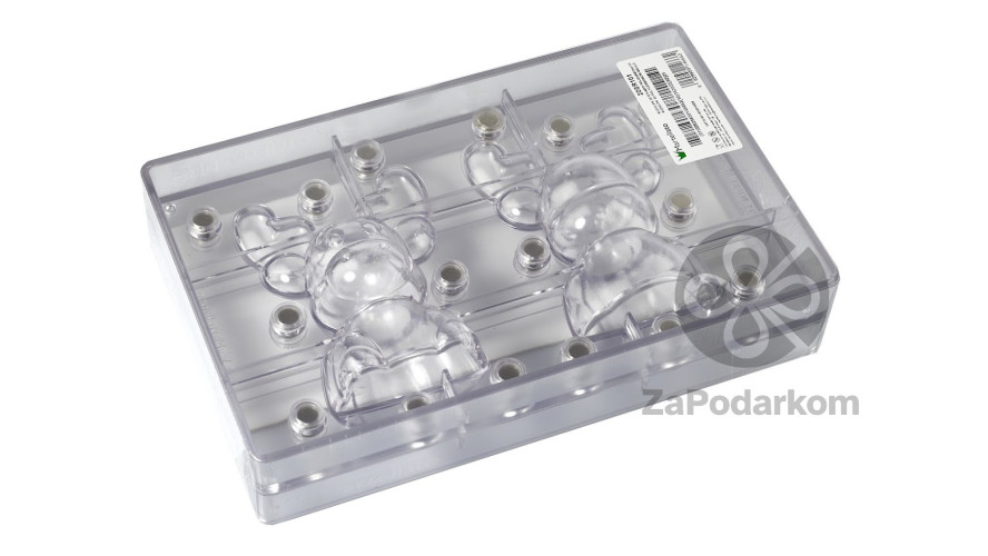 Martellato 20SR101 поликарбонатная форма для шоколада Олень 3D Rudolph 88 x 56 х 120 мм