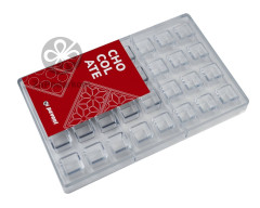 Pavoni PC5062 поликарбонатная форма для конфет Куб 20 х 20 х 20 мм