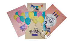 Пакет подарочный 31 х 42 х 12 см Happy Birthday