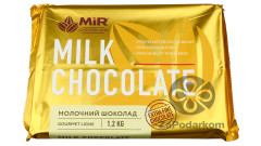 Mir 28% молочний шоколад Mir Chocolate, плитка 1,2 кг