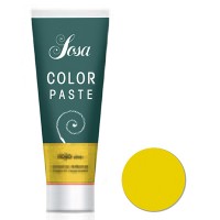 SOSA color paste Желтый лимонный универсальный пастообразный краситель, упаковка 200 г