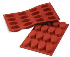Silikomart SF017 Small Ovals (овалы) 16 ячеек 55х33х20 мм