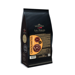 Хрустящие шарики в темном шоколаде Valrhona Noir