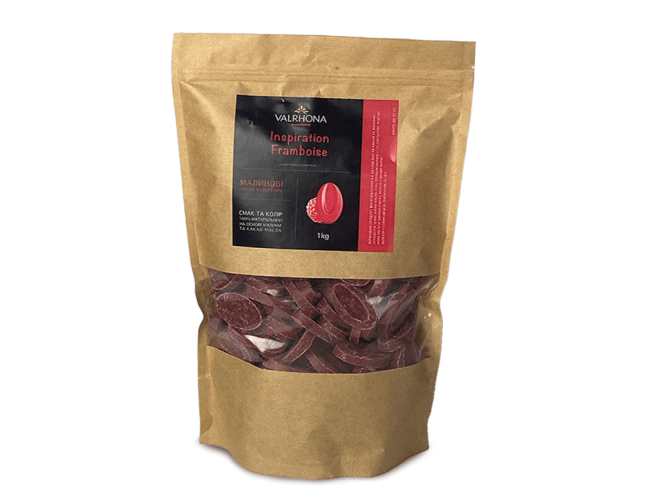 Valrhona Inspiration Framboise 37,9% Малина натуральный шоколад