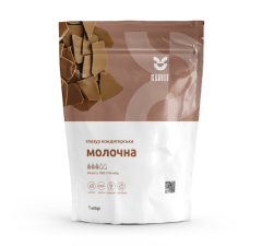 COOKIT Глазур кондитерська молочна, 1 кг
