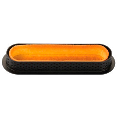 Silikomart TARTE RING OBLONG перфорированное кольцо для тартов 146х35х20 мм