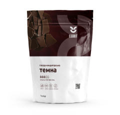 COOKIT Глазур кондитерська темна, 1 кг