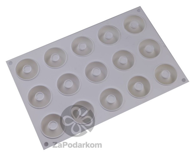 Silikomart OBLIO 30 силиконовая форма 15 ячеек 50х20 мм