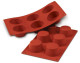 Silikomart SF023 Medium Muffin (маффин) 6 ячеек 69х35 мм