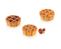 Silikomart CROSTATA XS 20 силиконовая форма на 15 ячеек 44х17 мм
