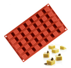 Silikomart SF263 CUBE (куб) силиконовая форма 40 ячеек 24х24х24 мм