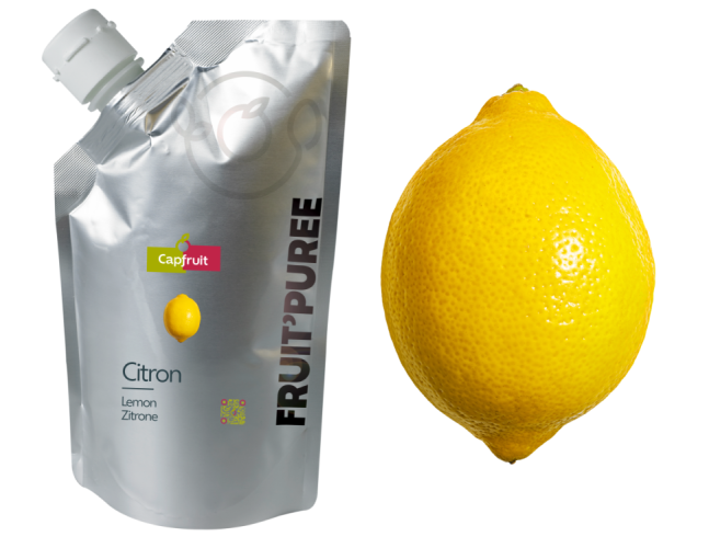 Capfruit (Франция) Лимон пюре пастеризованное натуральное, 1 кг
