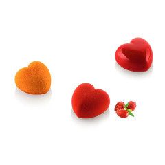 Silikomart CUORE XS 13 Сердце силиконовая форма 18 ячеек 34х33х20 мм