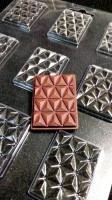 Пластиковая форма (молд) для шоколада Мини плитка №4 37 х 28 х 6 мм, 12 шт. SweetSculptor