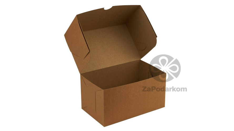 Коробка 15 х 9 х 8 см контейнер Mini крафт