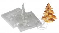 Pavoni KT177 Albero Fringe Ель бархатная набор форм для шоколада 135х150 мм