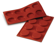 Silikomart SF029 Florentins (флорентийское печенье) 8 ячеек 60х12 мм