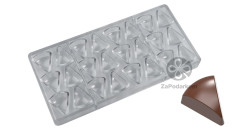 CF0256 Поликарбонатная форма для шоколада Cake 34,5 х 29 х 18 мм