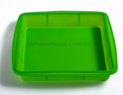 Силиконовый противень квадратный 26,5 х 26,5 х 4,3 см