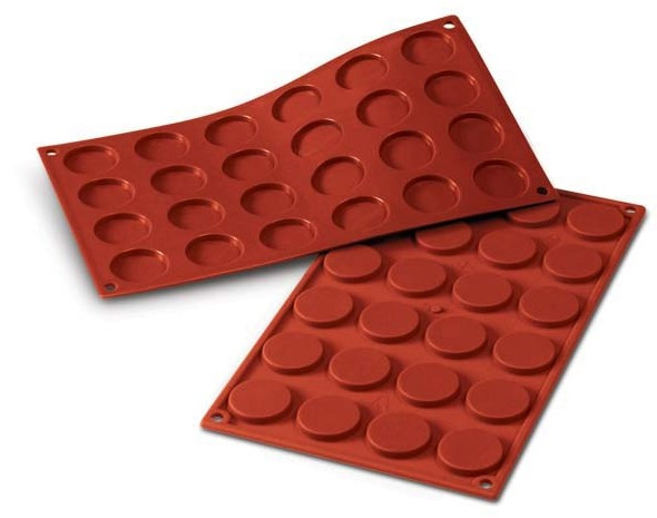 Silikomart SF030 Mini Florentins (флорентийское печенье) 24 ячейки 35х5 мм
