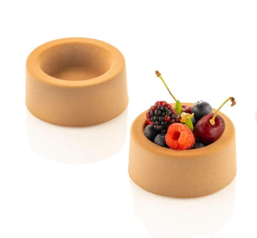 Silikomart SQ092 CAPSULA professional силиконовая форма 24 ячейки 80х35 мм