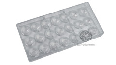 CF0258 Поликарбонатная форма для шоколада Mochi-2 28,5 х 28,5 х 19,5 мм
