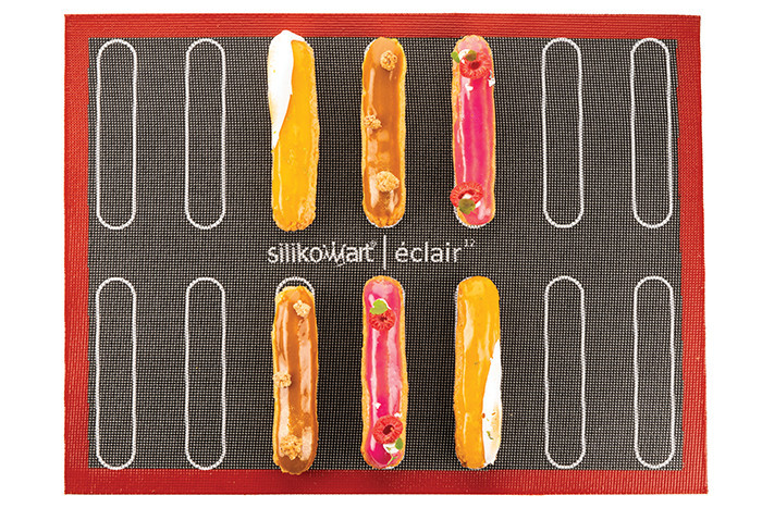 Silikomart AIR MAT Eclair перфорированный силиконовый коврик с разметкой эклеры 58,3 х 38,4 см