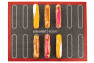 Silikomart AIR MAT Eclair перфорированный силиконовый коврик с разметкой эклеры 58,3 х 38,4 см