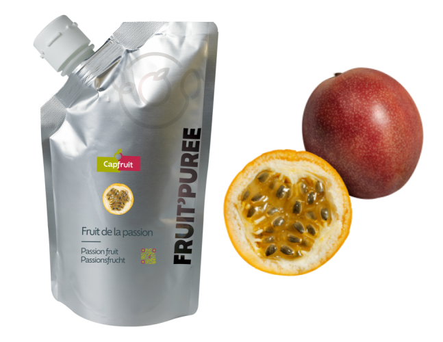 Capfruit (Франция) Маракуйя пюре пастеризованное натуральное, 1 кг